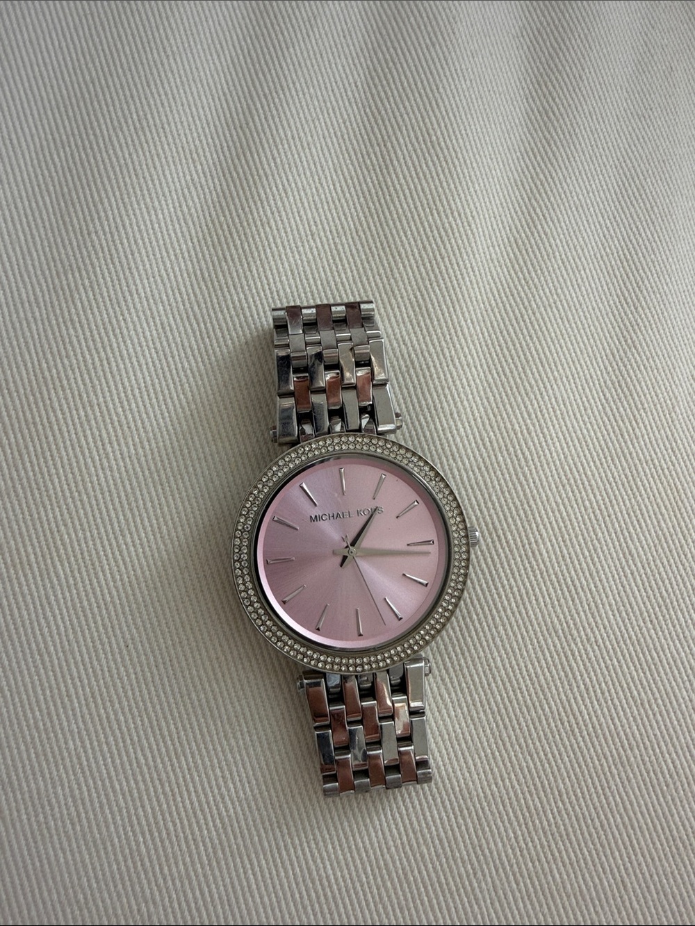 Michael Kors Darci Watch Silver and Pink